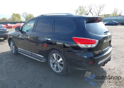 2013 Nissan Pathfinder Platinum from USA, damaged, VIN 5N1AR2MM8DC687358